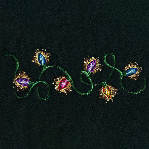 Light and Bright Christmas Border