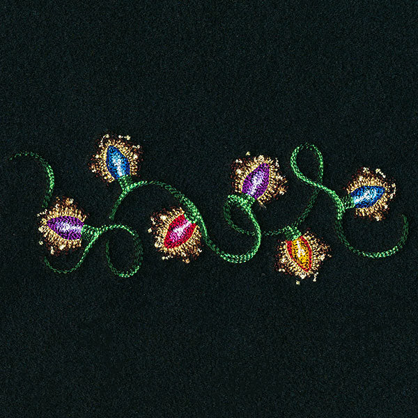 Light and Bright Christmas Border