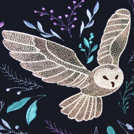 Winter Owl in Botanicals