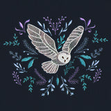 Winter Owl in Botanicals