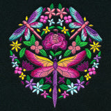 Dragonfly Kaleidoscope Circle