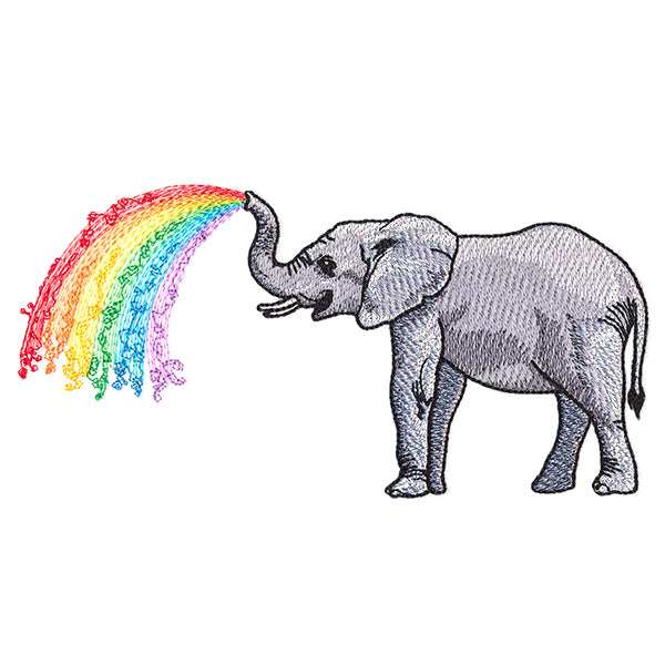 Wild Rainbow Elephant – Urban Threads