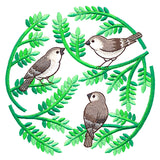 Ferns and Birds Circle