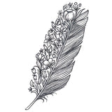 Feather in Flowers