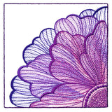 Sheer and Dimensional Quarter View Flower