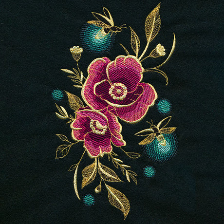 Glimmering Garden - Fireflies and Anemones
