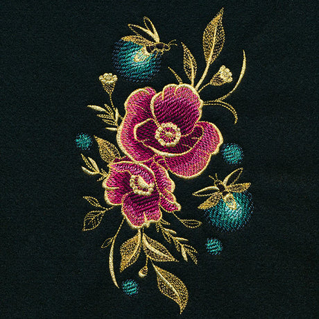 Glimmering Garden - Fireflies and Anemones