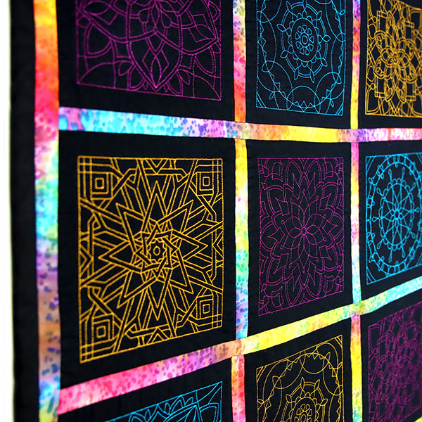 Mesmerizing Mandala Quilting Square 2