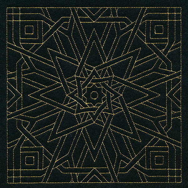 Mesmerizing Mandala Quilting Square 2