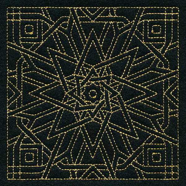Mesmerizing Mandala Quilting Square 2