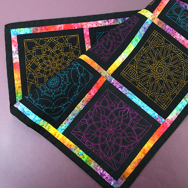 Mesmerizing Mandala Quilting Square 4