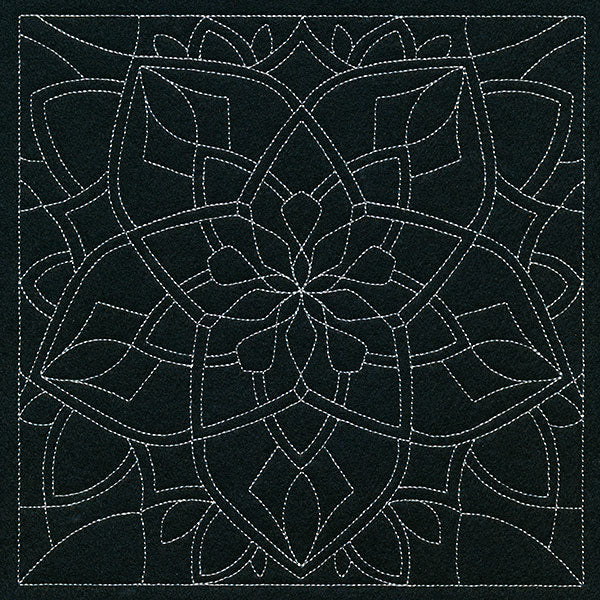 Mesmerizing Mandala Quilting Square 5