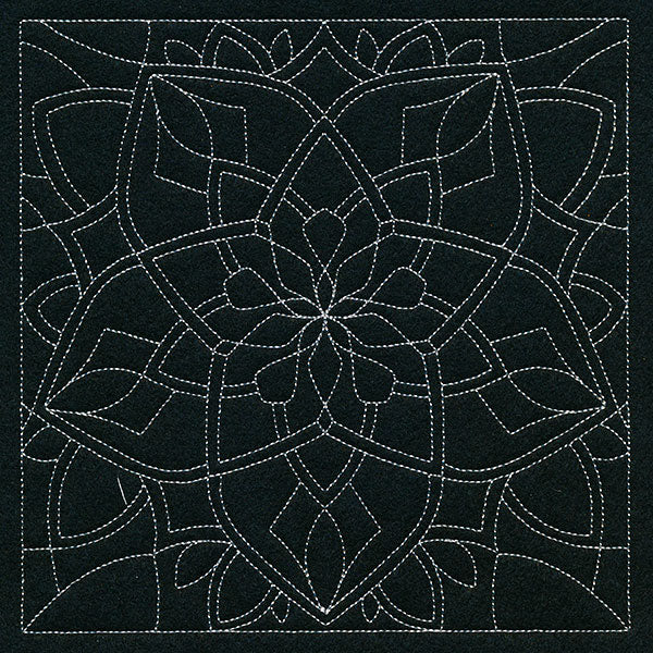Mesmerizing Mandala Quilting Square 5