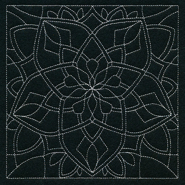 Mesmerizing Mandala Quilting Square 5