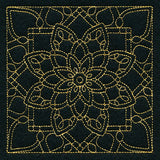 Mesmerizing Mandala Quilting Square 6