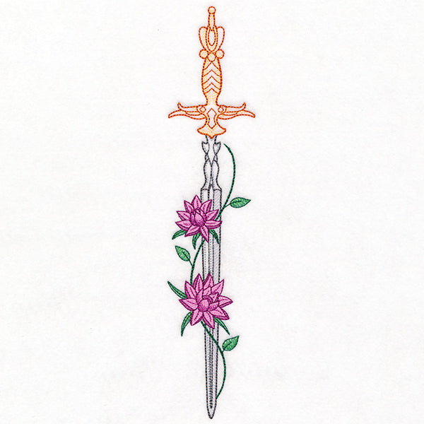 Chivalry & Valor Floral Sword