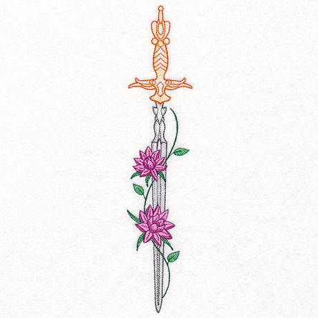 Chivalry & Valor Floral Sword