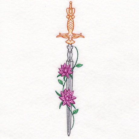 Chivalry & Valor Floral Sword