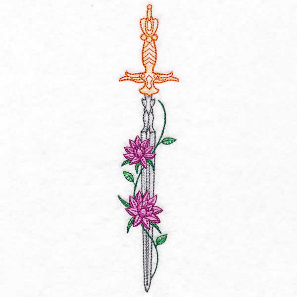 Chivalry & Valor Floral Sword