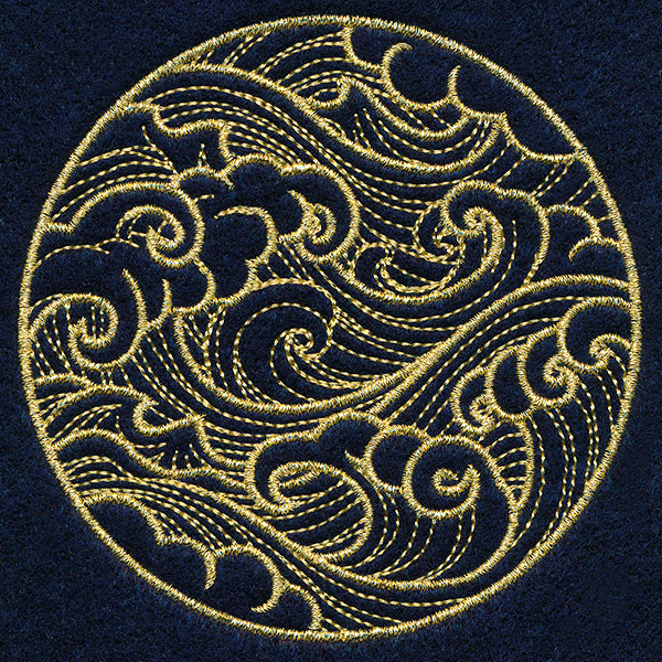 Ocean Waves Circle
