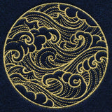 Ocean Waves Circle