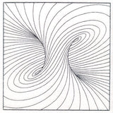 Optical Illusion Quilting Square 1