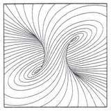 Optical Illusion Quilting Square 1