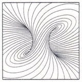Optical Illusion Quilting Square 1