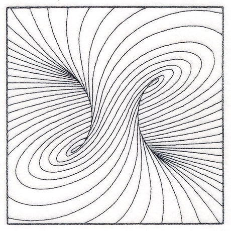 Optical Illusion Quilting Square 1