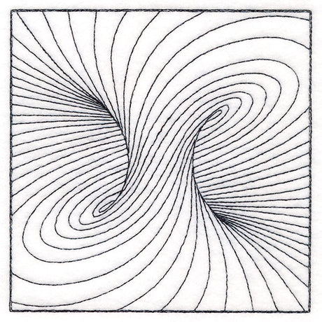 Optical Illusion Quilting Square 1