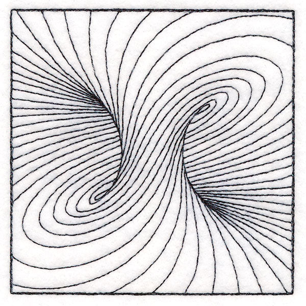 Optical Illusion Quilting Square 1