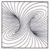 Optical Illusion Quilting Square 1