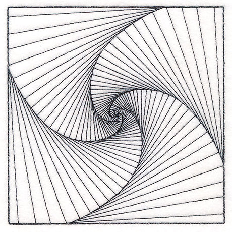 Optical Illusion Quilting Square 3