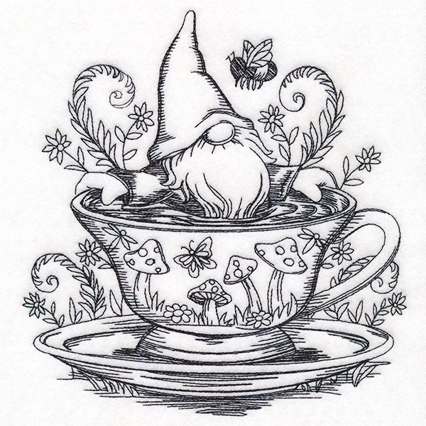 A Day at the Spa Teacup Gnome