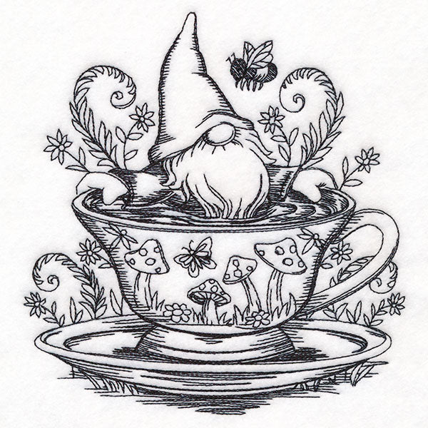 A Day at the Spa Teacup Gnome