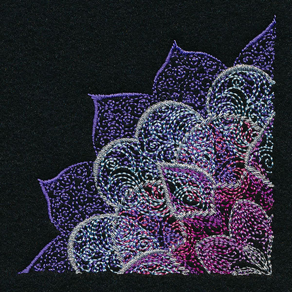 Blooming Mirage Mandala Corner