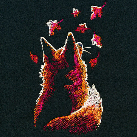 Backlit Autumn Fox