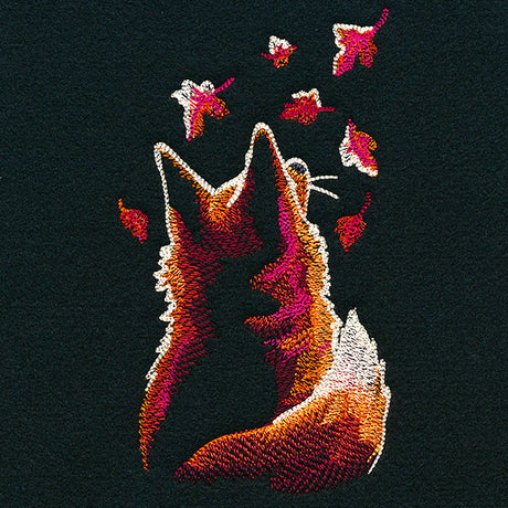 Backlit Autumn Fox