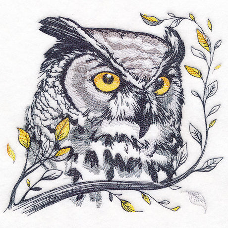 Wise Autumn Owl