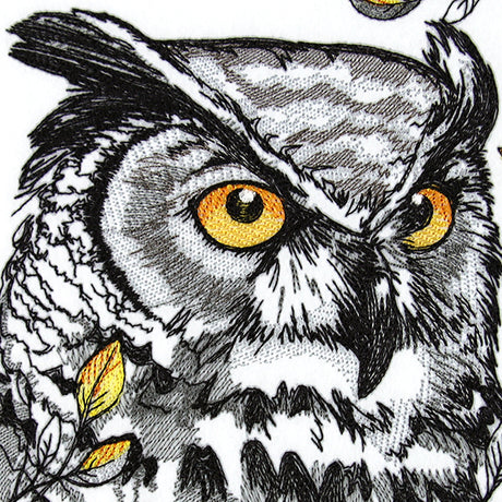 Wise Autumn Owl