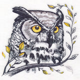 Wise Autumn Owl