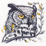 Wise Autumn Owl