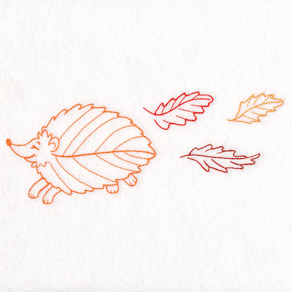 Autumn Leaves Hedgehog