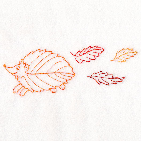 Autumn Leaves Hedgehog
