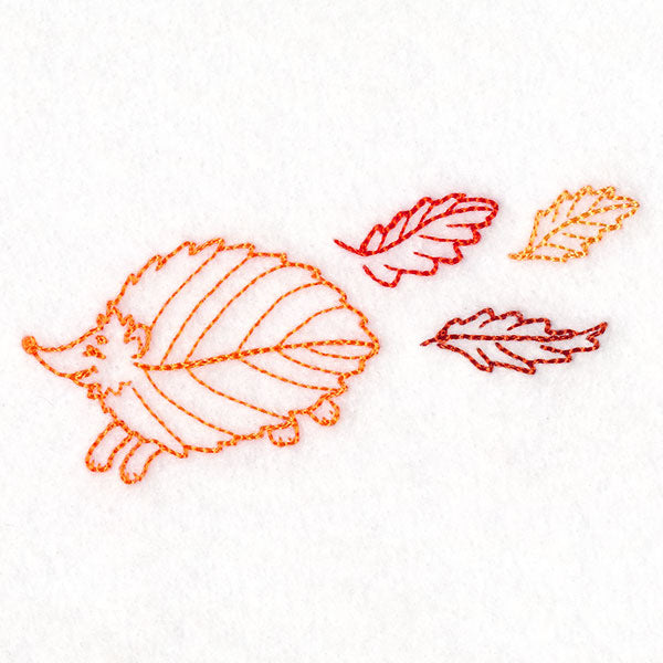 Autumn Leaves Hedgehog