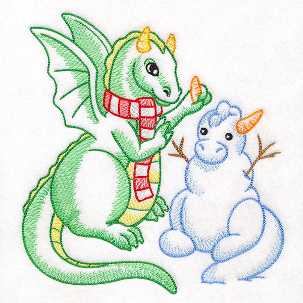 Snow Day Dragon