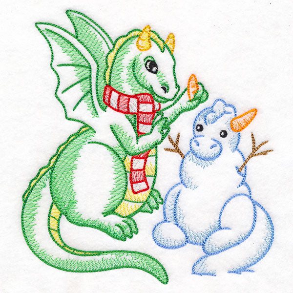 Snow Day Dragon