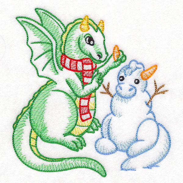 Snow Day Dragon