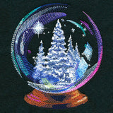 Shining Winter Forest Snow Globe