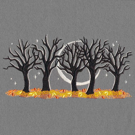 Crescent Moon Forest Border